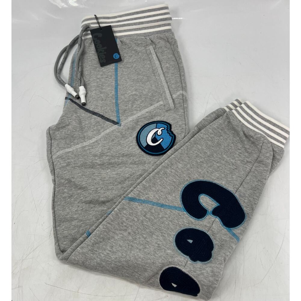Cookies Show And Prove Fleece Sweatpants Size M Grey NWT